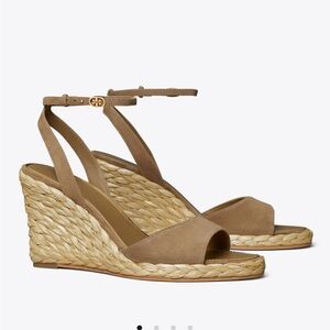 Tory Burch Raffia espadrille wedge